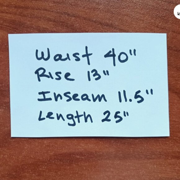 Levi's 505 Jean Denim Cut Off Shorts Mens Size 40 Blue 5 Pocket Medium Wash NEW - Picture 4 of 9